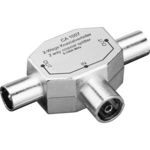 Techly Antenna Splitter 9.5mm Male- Female TV / IADAP SAT-008
