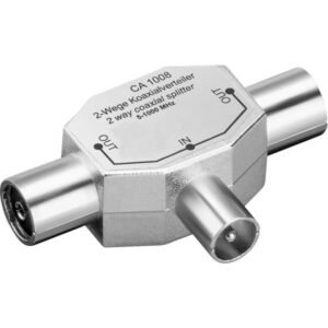Techly Antenna Splitter RF 2 Female-Male 9.5mm / IADAP SAT-009